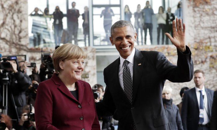 Obama Urges European Leaders to Work With Trump