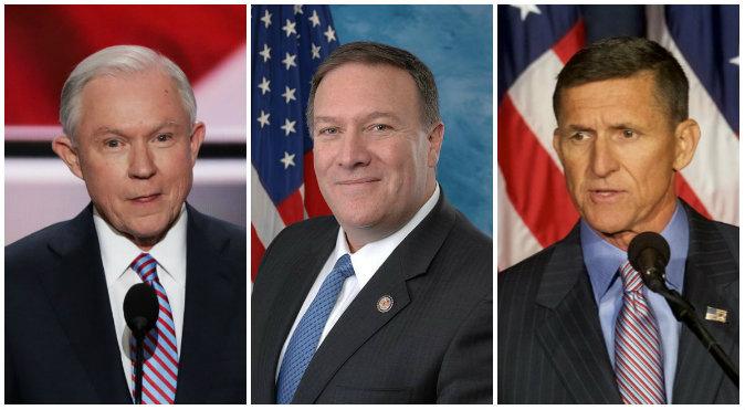 Trump Taps Sessions, Flynn, Pompeo for Top Positions