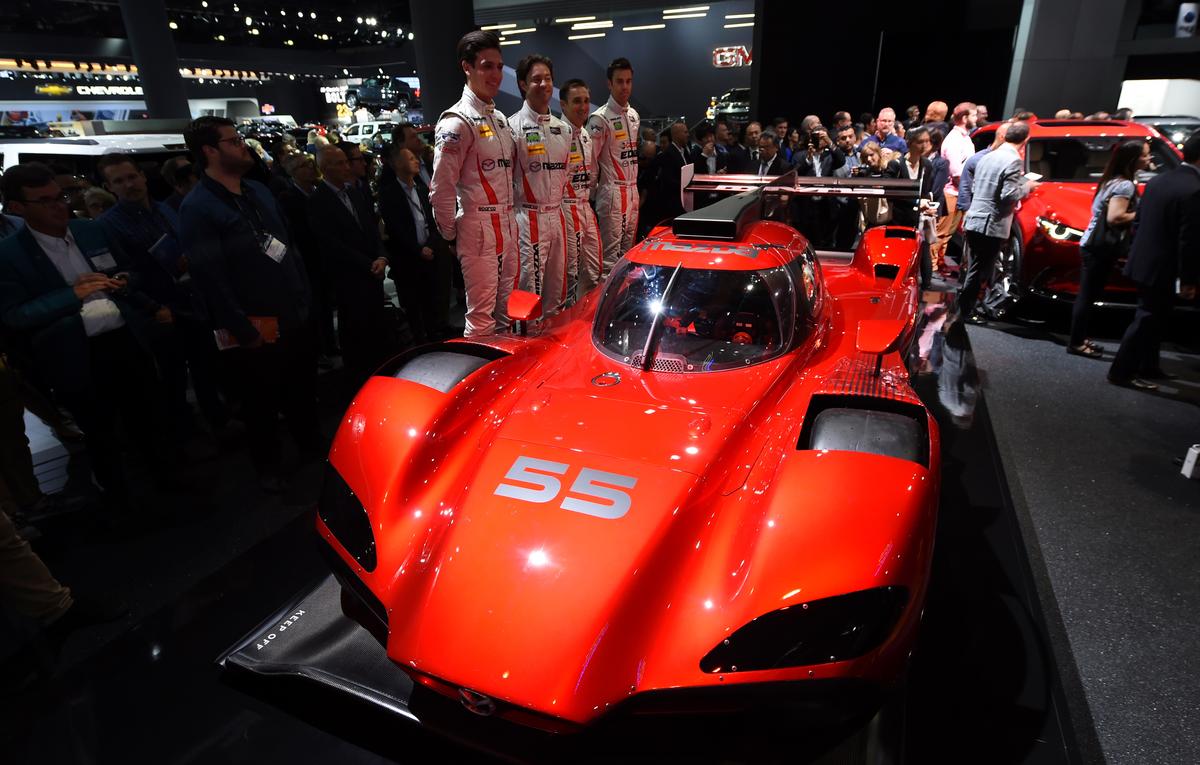 Mazda Reveals 2017 IMSA WeatherTech DPi Team at LA Auto Show