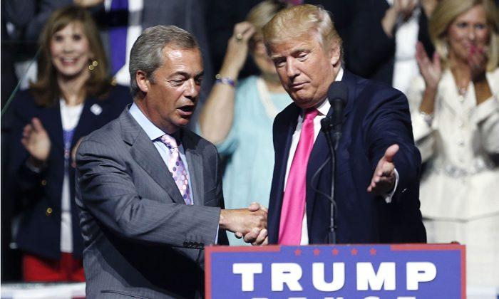 Trump Wants Farage to Represent UK in US but May Says No