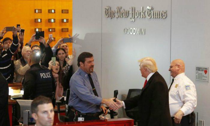 NY Times Reporters Tweet Meeting with Trump