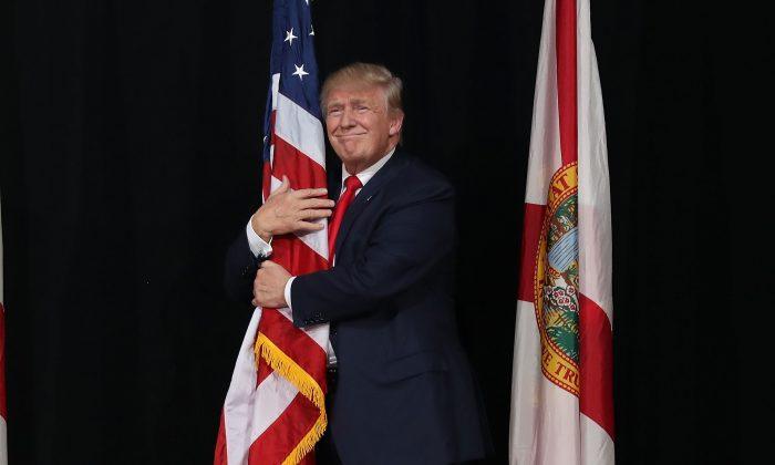 Trump Proposes Penalties for Flag-Burning