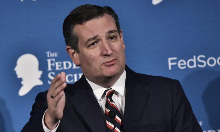 Ted Cruz Announces ‘Drain the Swamp’ Amendment to Constitution