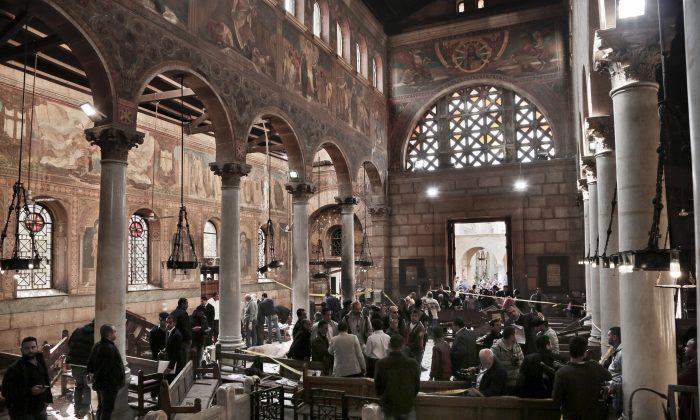 Bombing at Egypt’s Main Coptic Christian Cathedral Kills 25