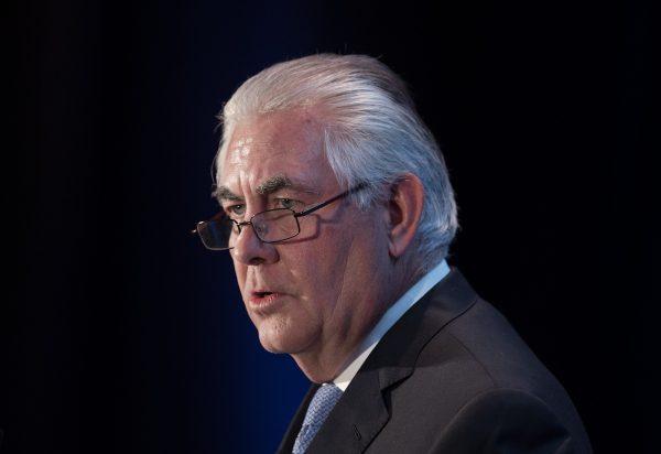Former Exxon Mobil Chairman and CEO Rex Tillerson. (Nicholas Kamm/AFP/Getty Images)