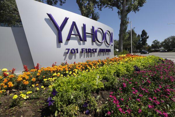 A Yahoo sign at the company's headquarters in Sunnyvale, Calif. (Marcio Jose Sanchez/AP Photo)