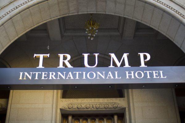 The exterior of the Trump International Hotel in downtown Washington, D.C. (AP Photo/Pablo Martinez Monsivais)