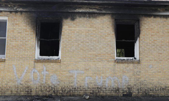 Mississippi Church Member Charged in ‘Vote Trump’ Arson