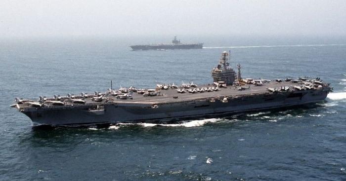 Aircraft Carrier Group Returns From the Middle East