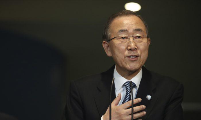Ban Ki-moon Buoyed by Climate Accord but Laments Conflicts