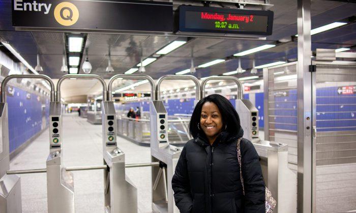New Yorkers Flock to New Subway Line Almost a Century in the Making