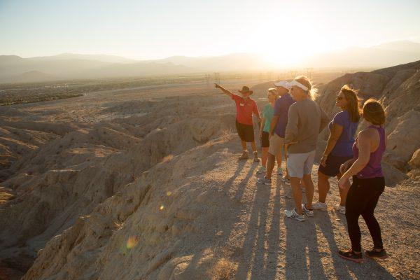 Visitors on Desert Adventures’ San Andreas Fault tour. (Courtesy of Desert Adventures)