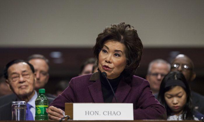 Chao Says Private Investors Can Help Boost Transportation