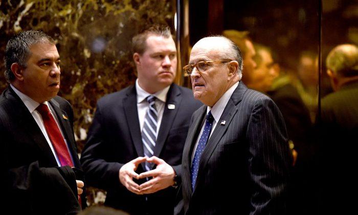Trump Taps Giuliani for Cybersecurity Duties