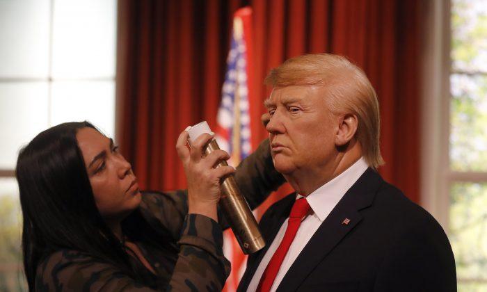 Donald Trump Wax Figure Unveiled in London Museum