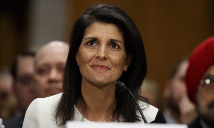 Haley Supports Moving US Embassy in Israel to Jerusalem