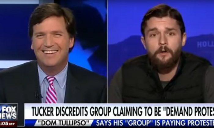 Tucker Carlson Confronts Guest Over Fake Name in Off-the-Wall Interview