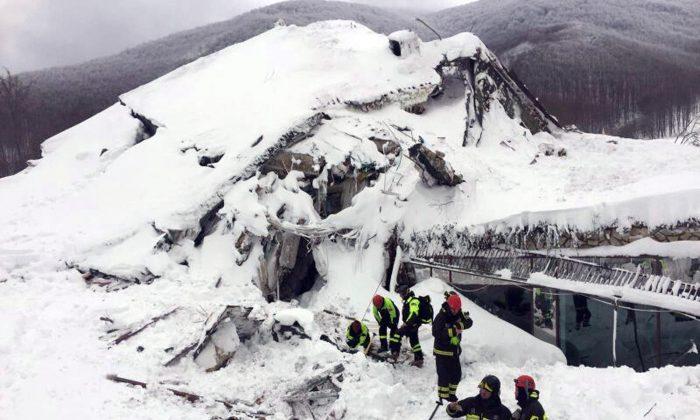Search Continues at Italian Hotel Hit by Avalanche