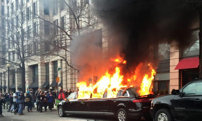 Owner of Limo Torched in DC Says Insurance Unlikely to Pay