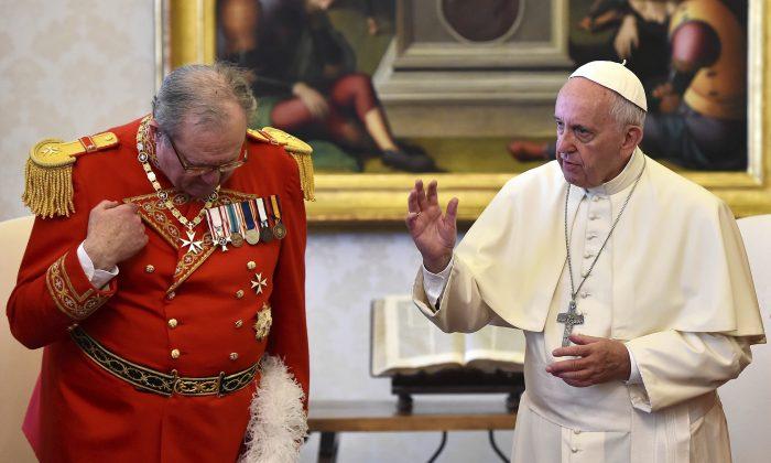 Pope Takes Over Knights of Malta Sparking Controversy Over Sovereignty