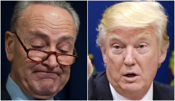 Trump Criticizes Sen. Chuck Schumer’s Press Conference: ‘Fake Tears’