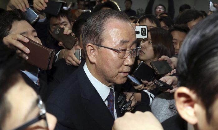 Former UN Chief Won’t Run for South Korea Presidency
