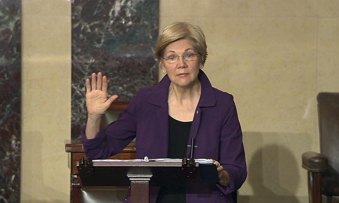 Warren Violates Arcane Rule, Sparking Senate Dustup