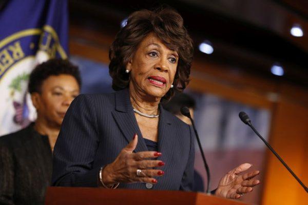 Rep. Maxine Waters (D-Calif.) speaks at a press conference on Capitol Hill in Washington on Jan. 31, 2017. (Aaron P. Bernstein/Getty Images)