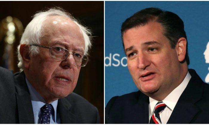 Cruz Pulls out a Map During Obamacare Debate With Sanders