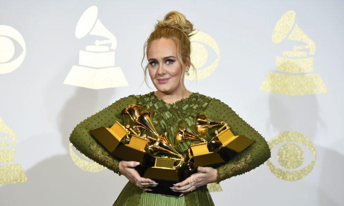 Adele Sweeps Grammys Awards With 5 Wins, While Bowie Wins 4