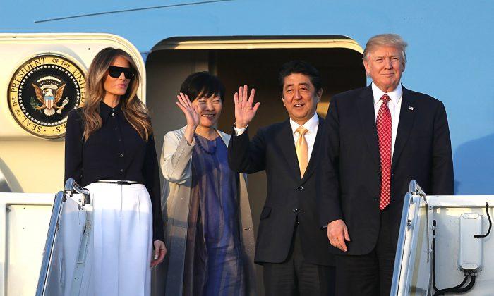 Abe Says He Sought Common Goals, Not Differences With Trump
