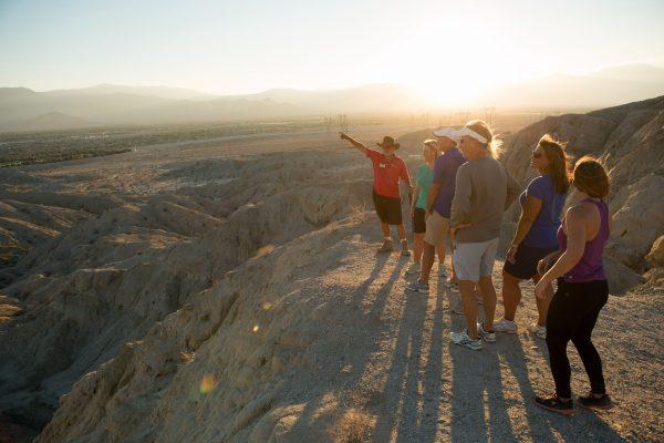 Visitors on Desert Adventures' San Andreas Fault tour. (Desert Adventures)