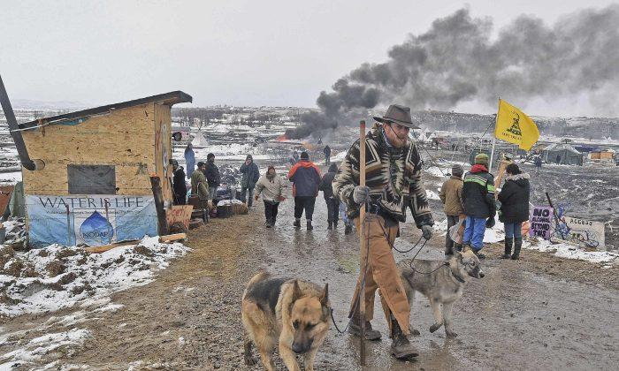 Police Ready for SWAT Situation at Pipeline Protest Camp