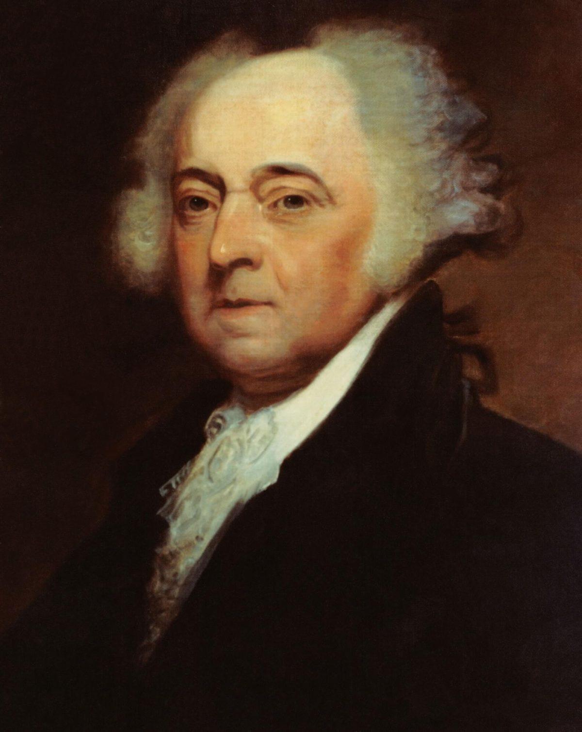 A portrait of President John Adams (1735–1826), second president of the United States, by Asher B. Durand. (Public Domain)