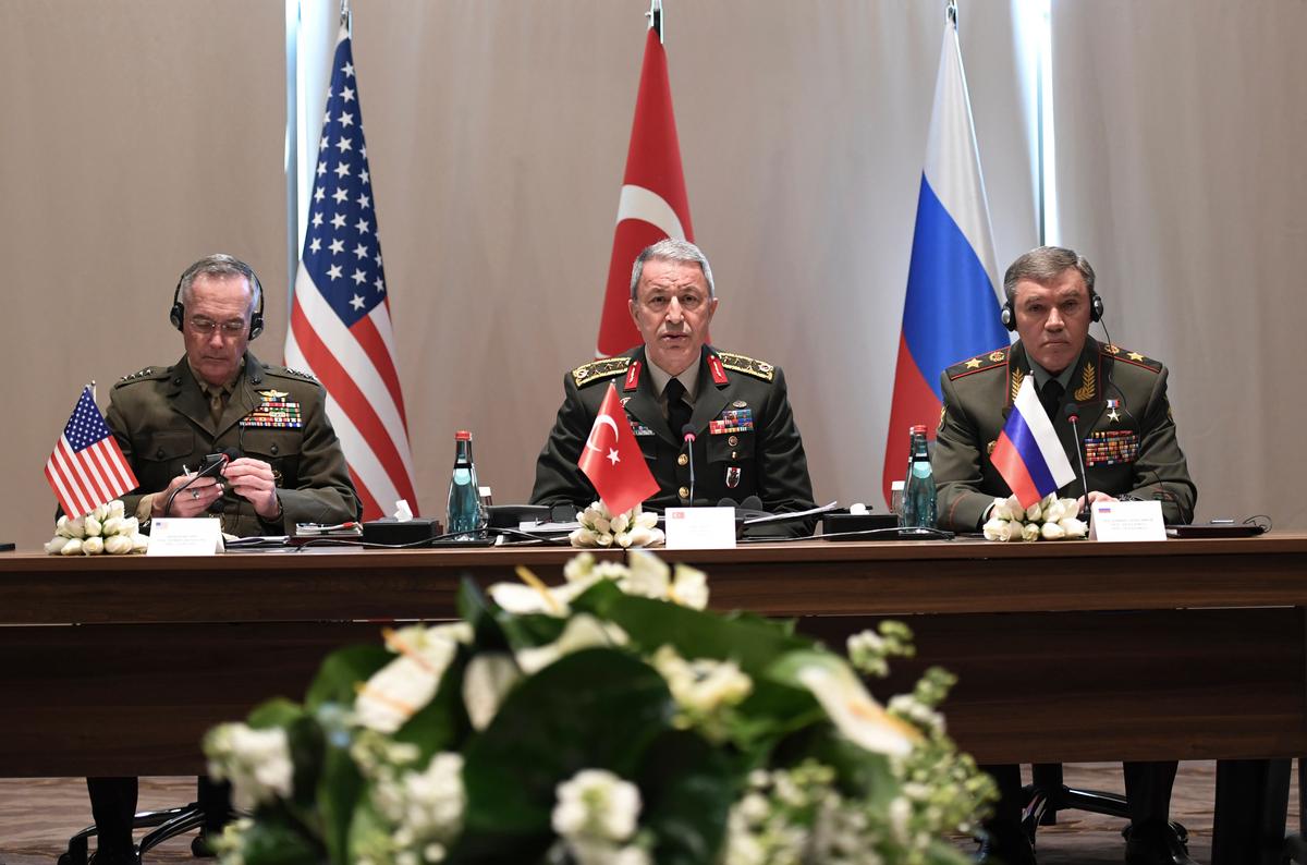 Turkish, US, Russian Military Chiefs Discuss Syria Tensions