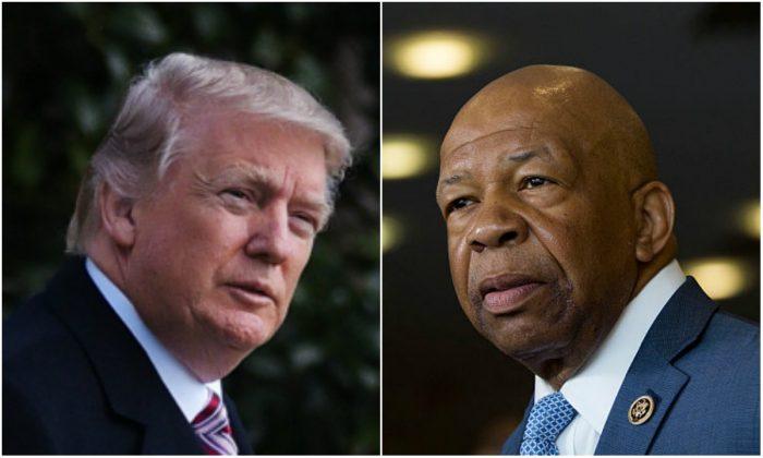 Trump Issues New Attacks Against Elijah Cummings, Calls Al Sharpton a ‘Con Man’