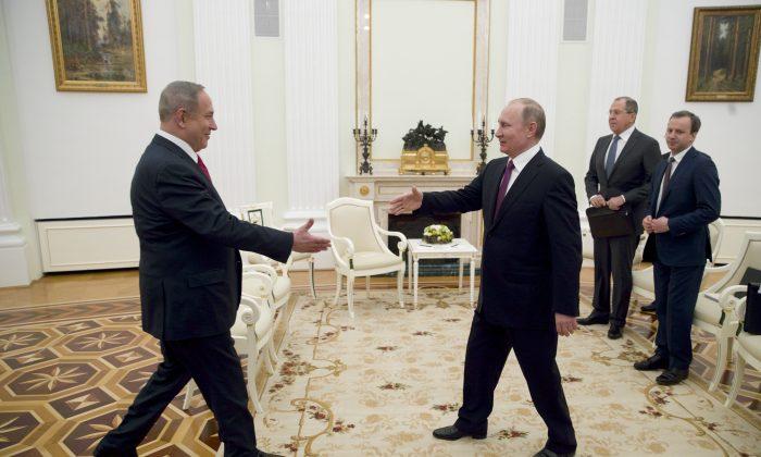 Putin Hosts Netanyahu for Talks Set to Focus on Syria