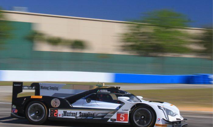 Mustang Sampling Cadillac Leads IMSA Twelve Hours of Sebring After Four Hours