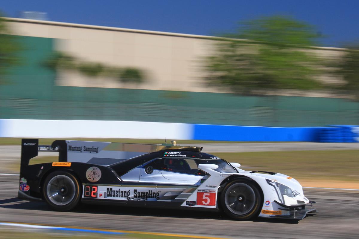 Mustang Sampling Cadillac Leads IMSA Twelve Hours of Sebring After Four Hours