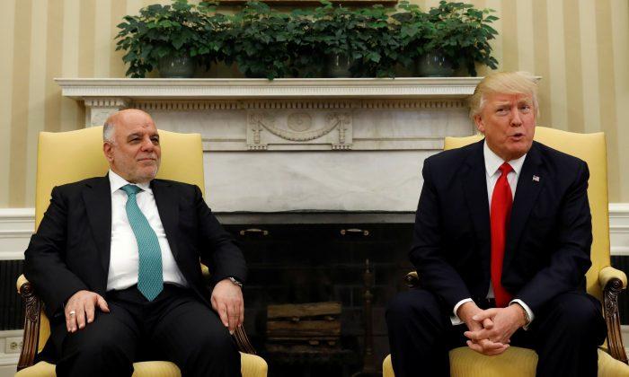 Trump, Iraqi Prime Minister Meet for First Time