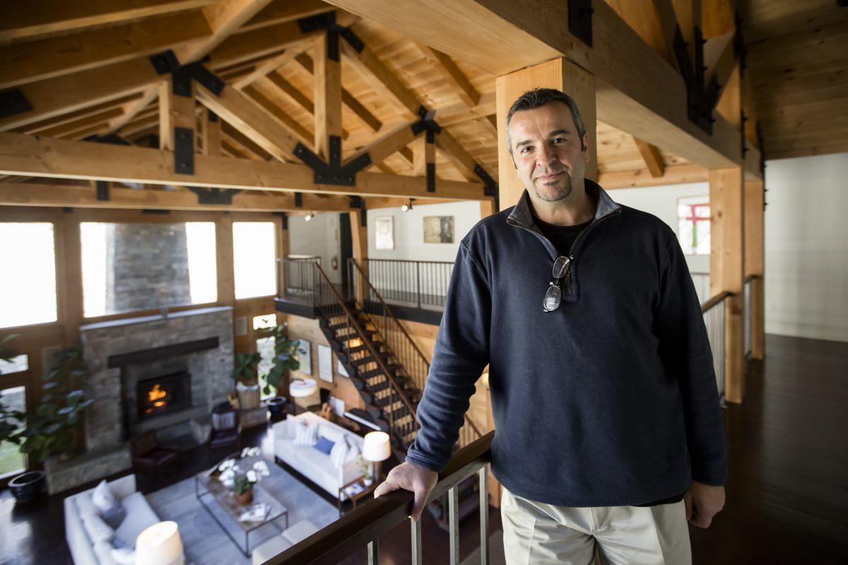 Dr. Nicholas Kardaras, executive director of The Dunes addiction recovery center, at The Dunes mansion in East Hampton, N.Y., on March 23, 2017. (Samira Bouaou/The Epoch Times)