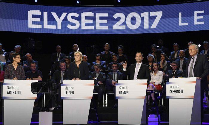 Macron, Le Pen clash on Europe in TV French election debate