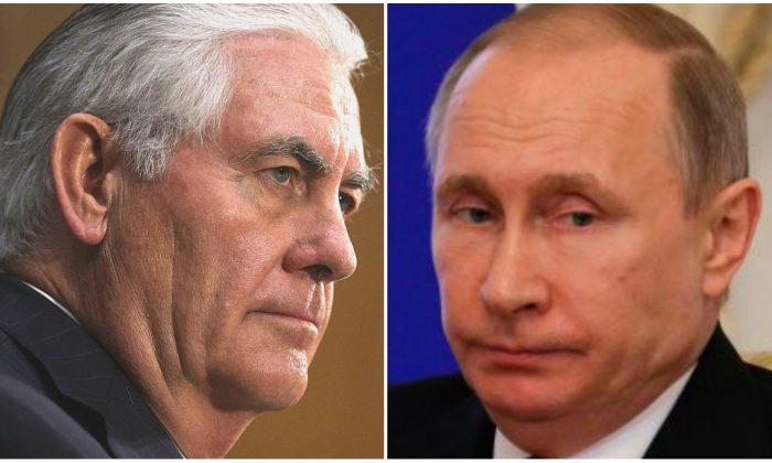 Kremlin: Putin Won’t Meet Tillerson After Syria Missile Strike
