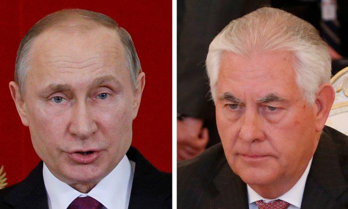Putin Says Trust Erodes Under Trump, Moscow Icily Receives Tillerson