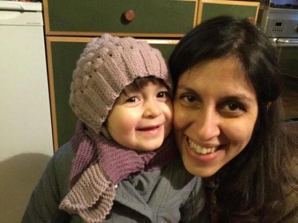 Nazanin Zaghari-Ratcliffe and her daughter Gabriella pose for a photo in London, Britain on Feb. 7, 2016. (Karl Brandt/Courtesy of Free Nazanin campaign/Handout via Reuters)