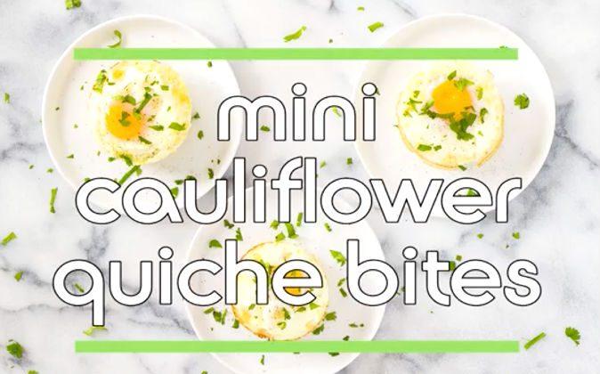 Recipe: Cauliflower Quiche Bites (Video)