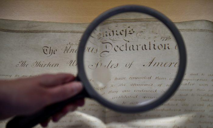 How Did a Copy of US Declaration of Independence Get to Southern England?