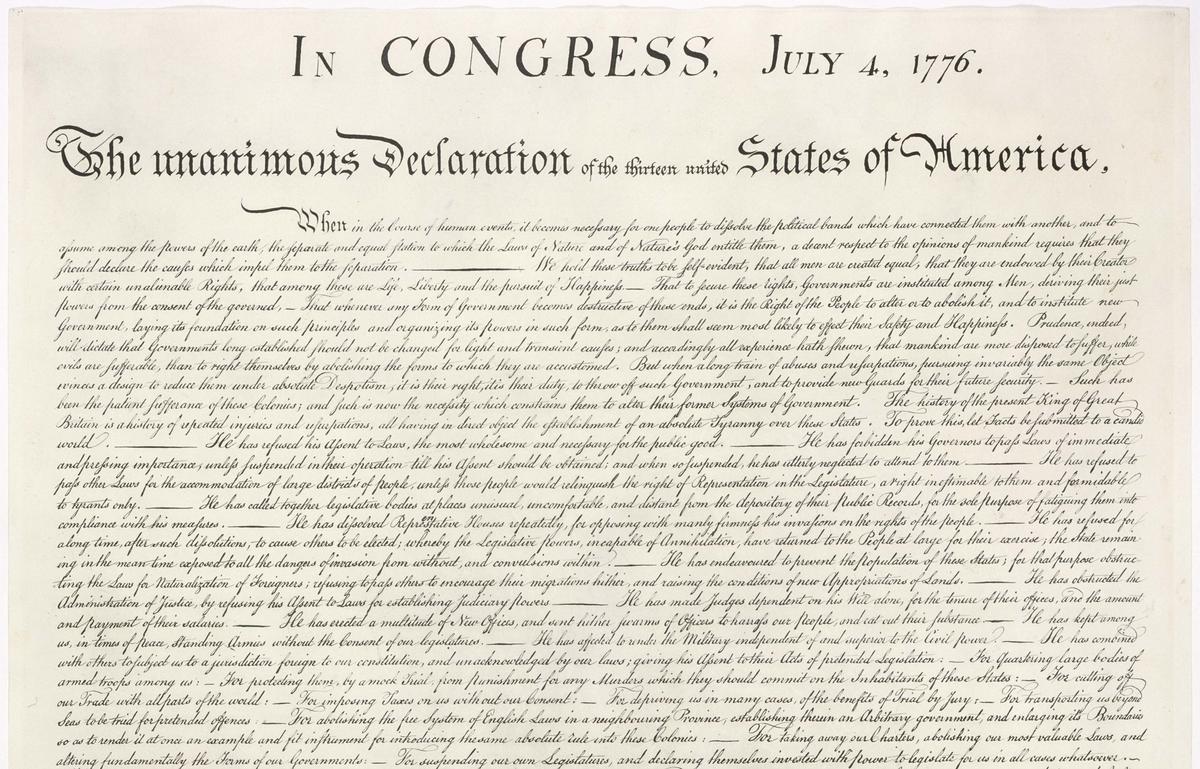 The Declaration of Independence Founded a Theistic Republic