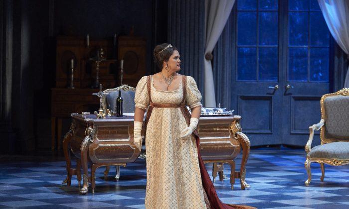 Singing the coveted role of Floria Tosca