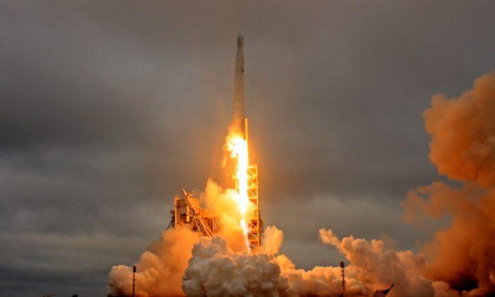 SpaceX Rocket Lifts Off on First Launch for US Military